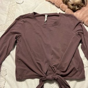 Lululemon cropped long sleeve